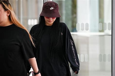 Socialite Kim Lim appears at State Courts to support ex.